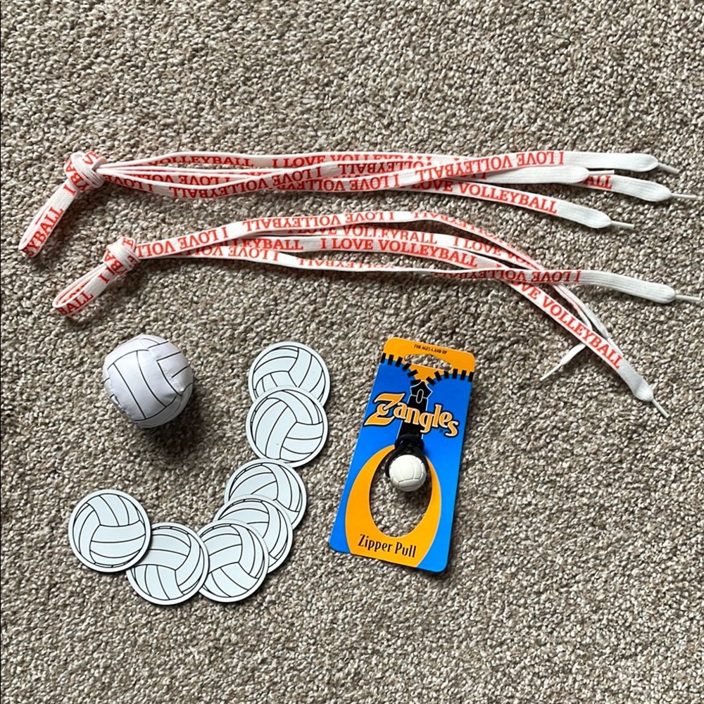 Volleyball Themed Accessories Set
